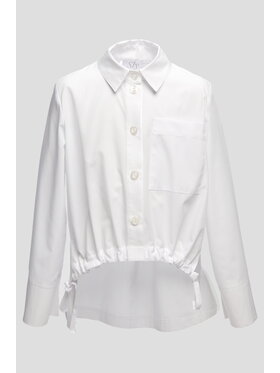 SLY SLY Bluzka 5S-102 Biały Comfortable Fit