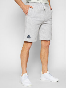 Kappa Kappa Szorty sportowe 705423 Szary Regular Fit