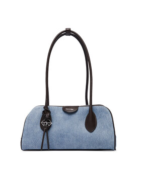 Calvin Klein Calvin Klein Дамска чанта Emblem Trio Denim Shoulder Bag LV04F3830G Син