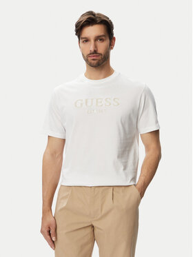 Guess Guess T-Shirt M6YI41 K4227 Bílá Regular Fit