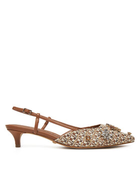 Guess Guess Sandały FLPJSN FAB03 Brązowy
