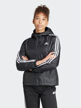 adidas adidas Демісезонна куртка Essentials 3-Stripes IN3288 Чорний Regular Fit