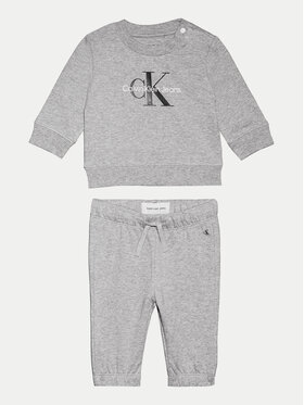 Calvin Klein Jeans Calvin Klein Jeans Спортивний костюм Monogram IN0IN00017 Сірий Regular Fit