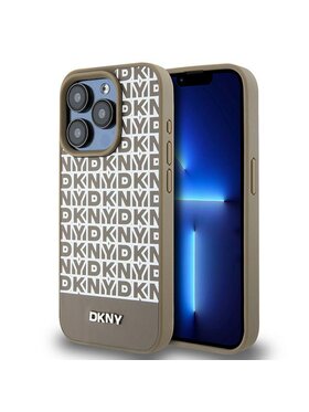 DKNY DKNY Etui na telefon Apple iPhone 15 Pro Max Brązowy
