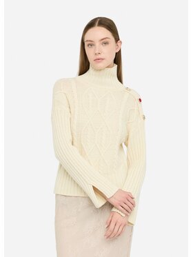 Liu Jo Liu Jo Maglione MF5425MS04020304 Beige Regular Fit