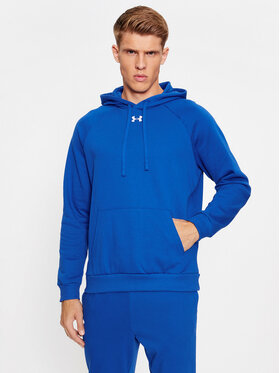 Under Armour Under Armour Majica dugih rukava Ua Rival Fleece Hoodie 1379757 Plava Loose Fit