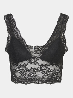 Pieces Pieces Bralette krūšturis Lina 17096003 Melns