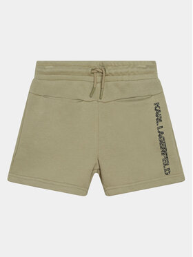 Karl Lagerfeld Kids Karl Lagerfeld Kids Pantaloncini sportivi Z30025 D Verde Regular Fit
