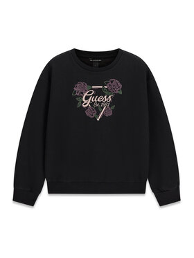 Guess Guess Μπλούζα J6BQ13 K6100 Μαύρο Relaxed Fit