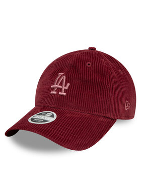 New Era New Era Czapka z daszkiem Los Angeles Dodgers Cord 9Twenty 60595359 Bordowy