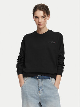 Tommy Jeans Tommy Jeans Суитшърт Ess Logo DW0DW22829 Черен Regular Fit