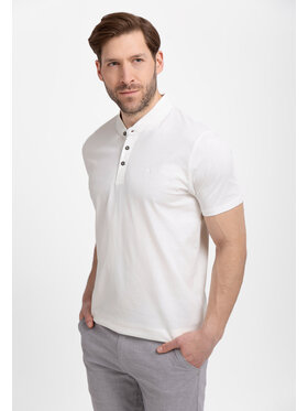 Volcano Volcano Polo O-ANTER Écru Regular Fit