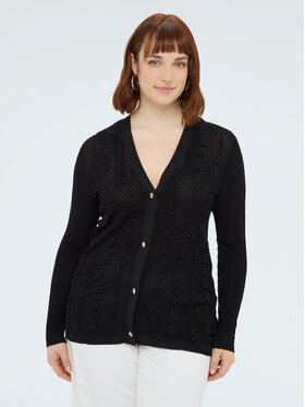 Fiorella Rubino Fiorella Rubino Cardigan M176L008451N033 Nero Regular Fit