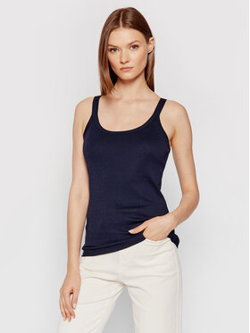 United Colors Of Benetton United Colors Of Benetton Top 3GA2E8397 Tmavomodrá Regular Fit