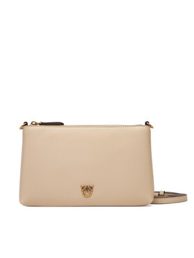 PINKO PINKO Torebka Flat Horizontal Mini AI 25-26 104277 A0F1 Beżowy