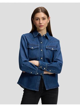 Lee Lee Koszula REGULAR WESTERN SHIRT Niebieski Regular Fit