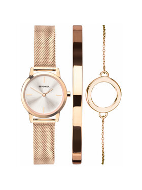 Sekonda Sekonda Zegarek 49007 Różowe złoto