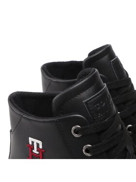 Tommy Hilfiger Tenisice Th Hi Vulc Street Leather FM0FM04739 Crna