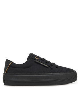 Tommy Hilfiger Tommy Hilfiger Sneakersy Essential Vulc Textile Sneaker FW0FW08323 Čierna