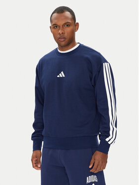 adidas adidas Bluza Essentials 3-Stripes JE6307 Niebieski Regular Fit
