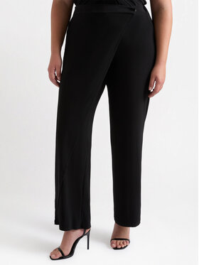 Fiorella Rubino Fiorella Rubino Spodnie materiałowe P811L002095N033 Czarny Regular Fit