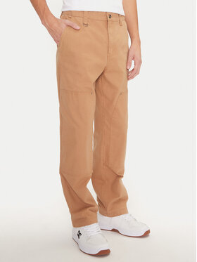 Champion Champion Pantaloni din material 220506 Bej Straight Leg