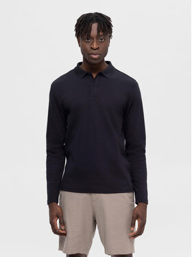 Selected Homme Selected Homme Polo marškinėliai 16090424 Juoda Slim Fit