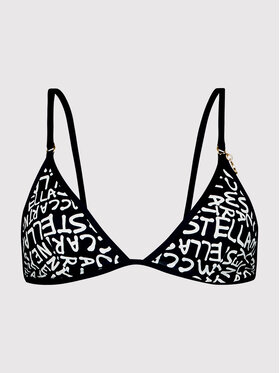 Stella McCartney Gornji Del Bikini Graffiti Logo S7BXH1590.00812 Črna