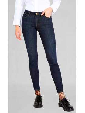 Wrangler Wrangler Jeansy Skinny 615 Niebieski Skinny Fit