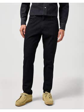 Wrangler Wrangler Jeansy River Czarny Straight Leg