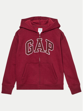 Gap Gap Majica dugih rukava 645395-00 Crvena Relaxed Fit