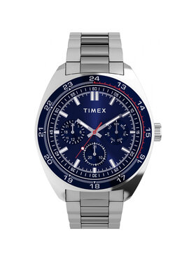 Timex Timex Zegarek TW2Y22700 Srebrny