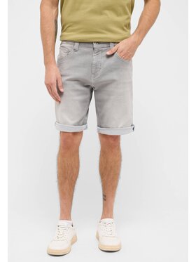 Mustang Mustang Pantaloncini di jeans Style Chicago Grigio Slim Fit