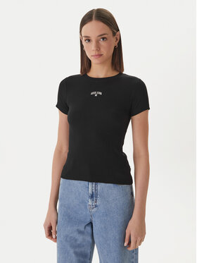 Guess Jeans Guess Jeans Tricou W6GPZ3 KA0H1 Negru Slim Fit