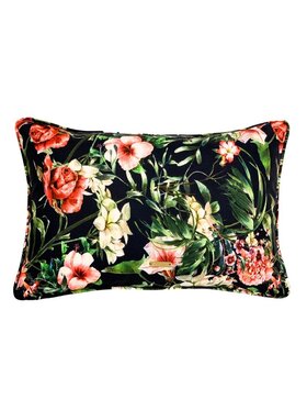 Sweet Living Sweet Living Poduszka Poduszka outdoor Flower SL Collection Basic Czarny