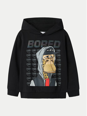 NAME IT NAME IT Pulóver 13238528 Fekete Standard Fit