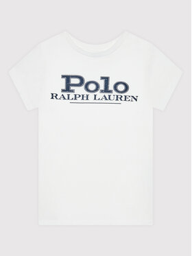 Polo Ralph Lauren Polo Ralph Lauren T-Shirt 313858431001 Biały Slim Fit