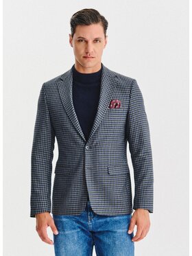 Pako Lorente Pako Lorente Marynarka P25WF-3X-032 Granatowy Slim Fit