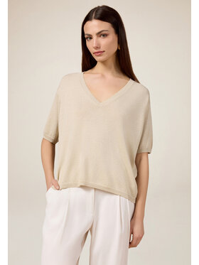 Oltre Oltre Cardigan M296J005031N012 Écru Regular Fit