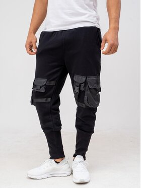 Point X Point X Spodnie materiałowe Spodnie Techwear Bojówki Point X High Octane Czarne L Czarny Regular Fit