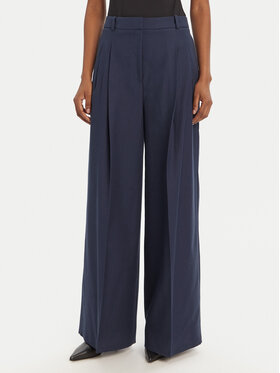 HUGO HUGO Spodnie materiałowe Harenau 50542606 Granatowy Relaxed Fit