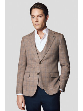Lancerto Lancerto Marynarka Awinion 2 MA131124000026 Beżowy Slim Fit