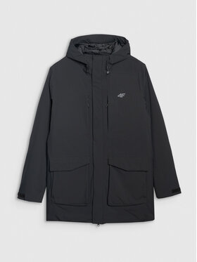 4F 4F Parka URBAN COMMUTER Czarny Regular Fit