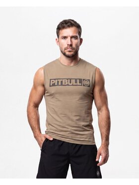 PITBULL PITBULL Koszulka techniczna Casual Sport HILLTOP Brązowy Regular Fit