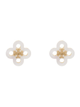 Tory Burch Tory Burch Сережки Clover Stud Earring 184411 Золотий