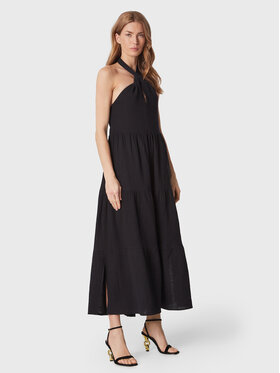 Seafolly Seafolly Rochie de vară Halter 54864-DR Negru Regular Fit