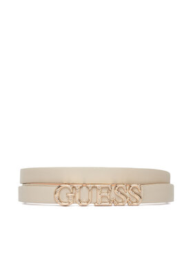 Guess Guess Dámsky opasok BW9338 P6215 Svetlo béžová