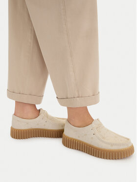 Clarks Clarks Pusbačiai Torhill Bee 26186297 Écru