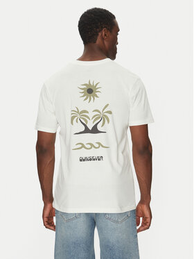 Quiksilver Quiksilver Тишърт EQYZT08036 Екрю Regular Fit