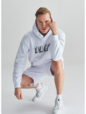 Pako Lorente Pako Lorente Szorty sportowe C22SF-WS-00 Biały Oversize